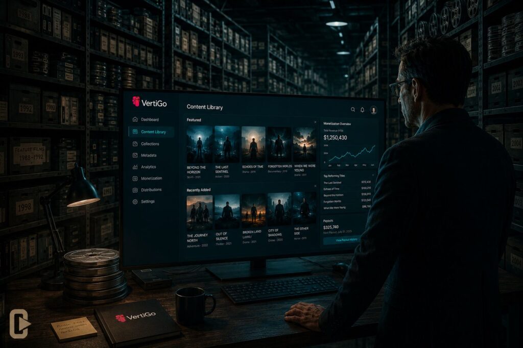Legacy video library monetization with AI