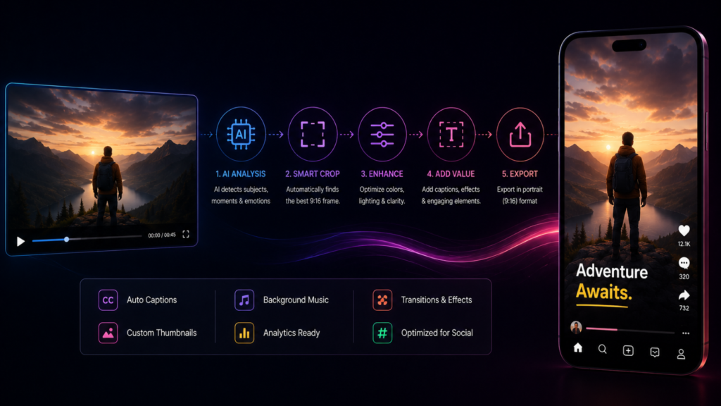Convert Landscape Video to Portrait: The Full Workflow