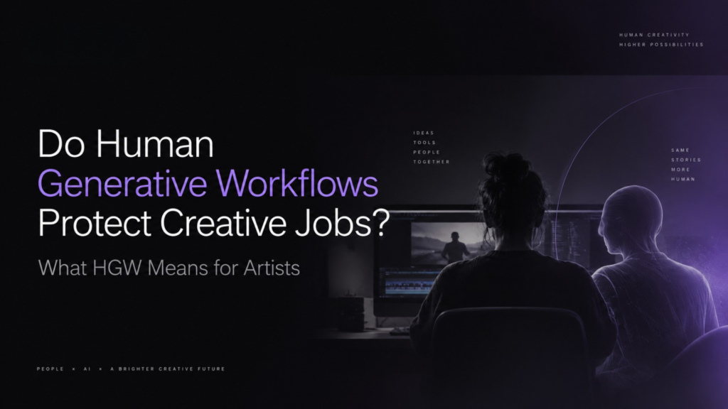 Do Human Generative Workflows Protect Creative Jobs