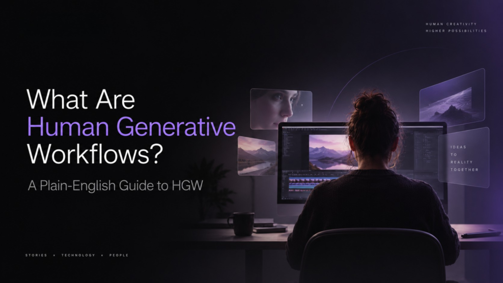 What Are Human Generative Workflows